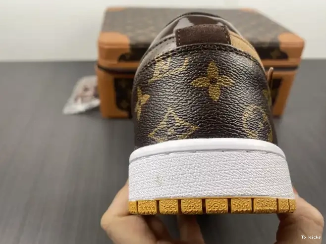 Rep TBK x Jordan OW Off-Louis 1 LOW Air AJ1 0504